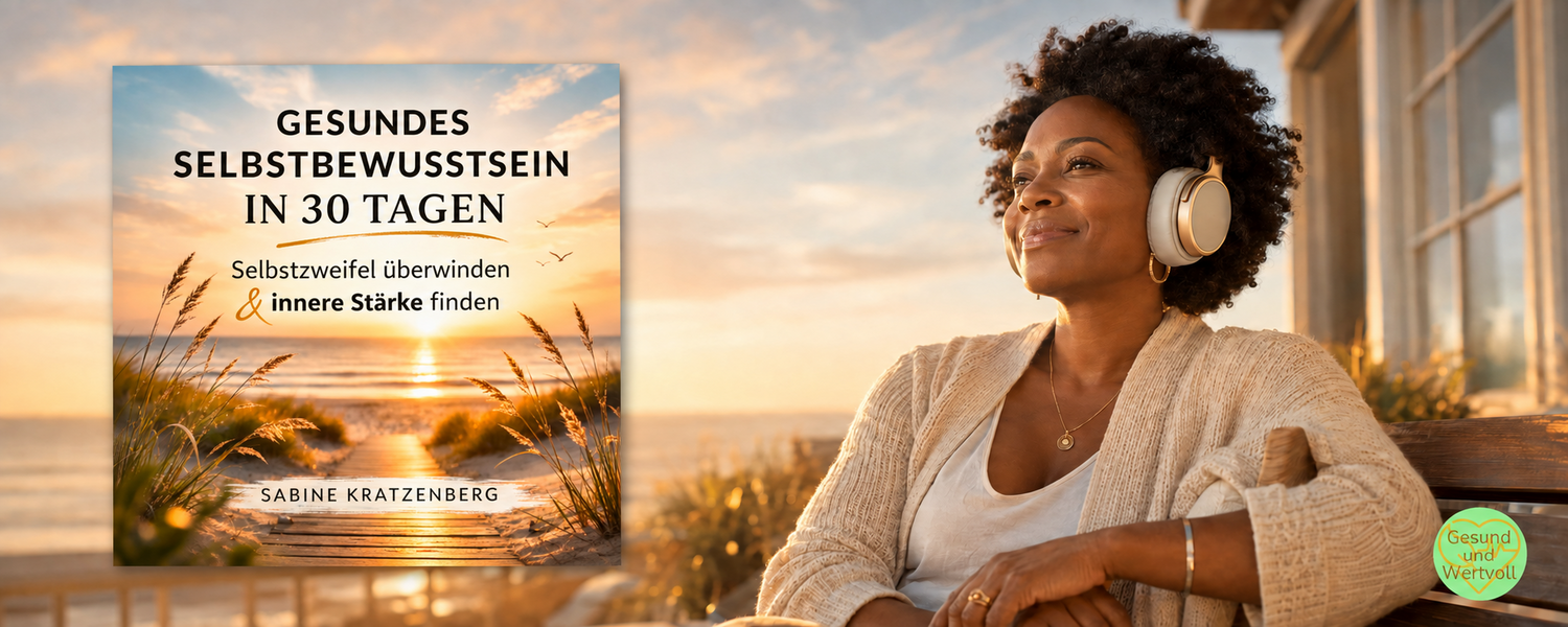 Hörbuch-Titelbild: Gesundes Selbstbewusstsein in 30 Tagen – Selbstzweifel überwinden und innere Stärke finden